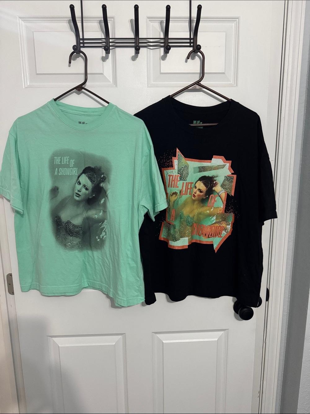 Duo of Taylor Swift The Life of a Showgirl Tshirts Like new